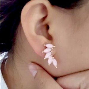 NWOT SHEIN pink stone earrings